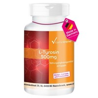Vitamintrend L-Tyrosin 500 Mg, 60 Kapseln, Hochdosiert,...