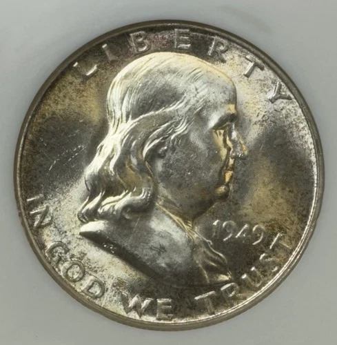 New Listing1949 50c Ben Franklin Half Dollar NGC MS64 ** TE001 ** Ol’ Fatty