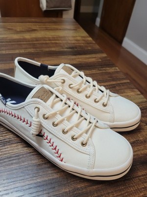   NWOB Keds Kickstart Pennant Low-Profile Sneakers w/Baseball Stitching sz 7.5M