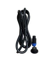 HEAVY DUTY POWER CABLE SPEAKER 12FT 8 CONDUCTOR FREE FEMALE PLUG