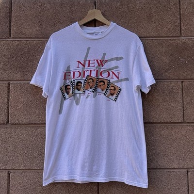 Vintage 80s New Edition Heatwave Tour Shirt Size Large Single Stitch