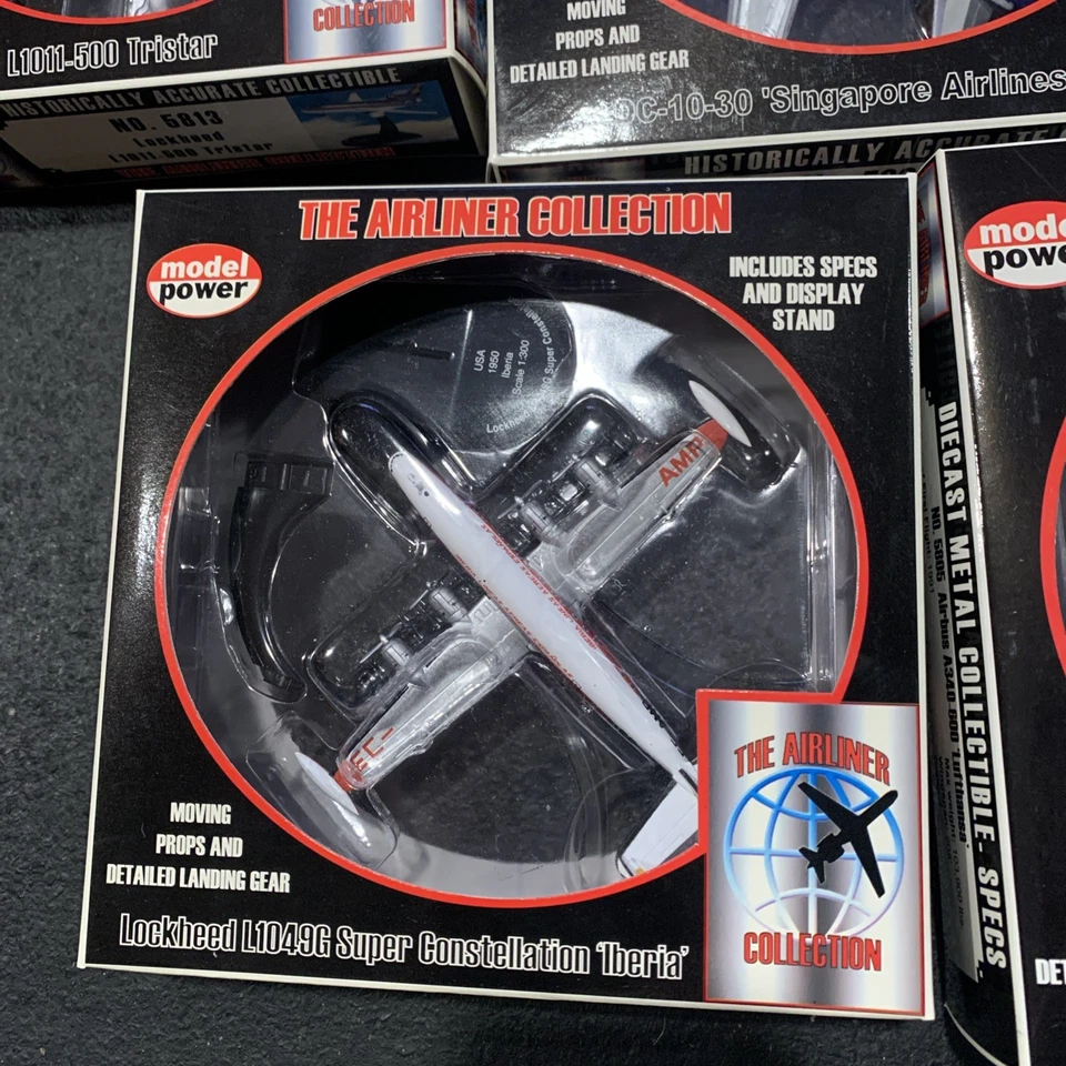 MODEL POWER AIRLINER COLLECTION Lot Of 8 Planes All New In Box - Image 3 of 4