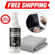 Screen Cleaner Kit with Microfiber Cloth, Streak-Free Spray for Laptop, TV,