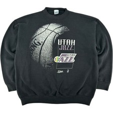 VTG 90s Men's Salem Sportswear NBA Utah Jazz Basketball Crewneck Sweatshirt XL