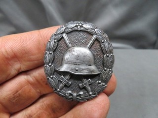 WWI IMPERIAL GERMAN BLACK WOUND BADGE ORIGINAL COMPLETE