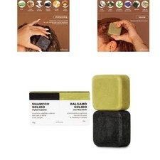 Shampoing Solide Bio Enooso 120g - Vegan Naturel Antipelliculaire