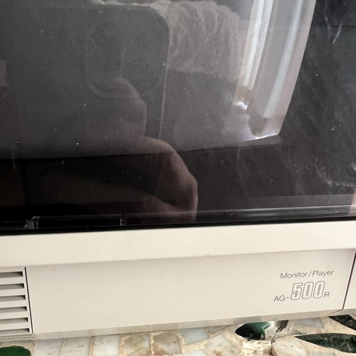 Vintage 1988 Panasonic CRT/VCR Monitor/Player Model: AG-500R - READ DESCRIPTION - Picture 8 of 17