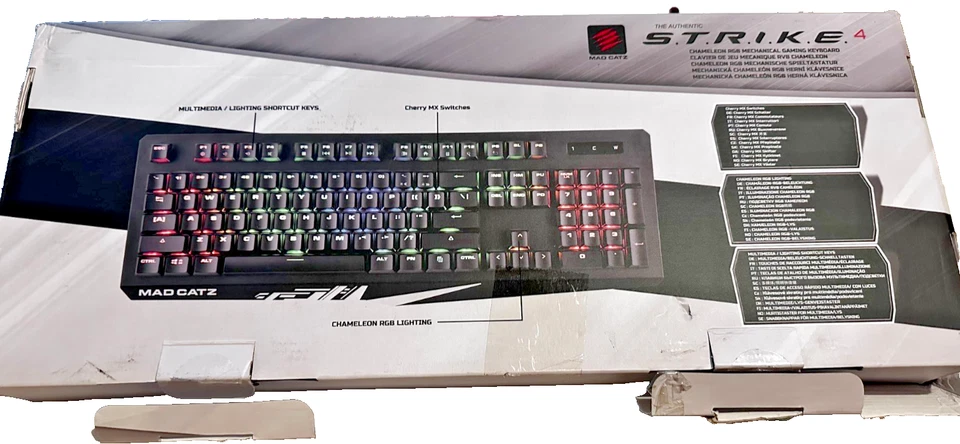 MadCatz Cyborg S.T.R.I.K.E 4 Mechanical Keyboard Gaming PC - New (Other) - Image 3 of 4