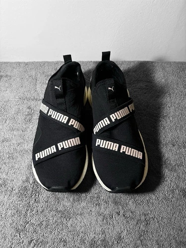 Puma Wired Run Slip On Donna Nero Sneakers Scarpe Casual 19334303