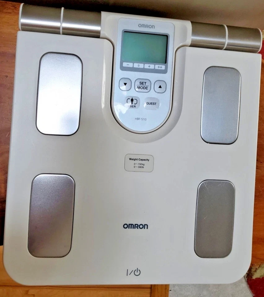 Omron HBF-516 Monitor de Composición de Cuerpo Completo Escala Grasa Corporal IMC Peso 3 Foto 3 de 3