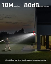 2PCS 1080P Wireless Security Camera 2K WiFi Solar Battery Power Camera Outdoor 3