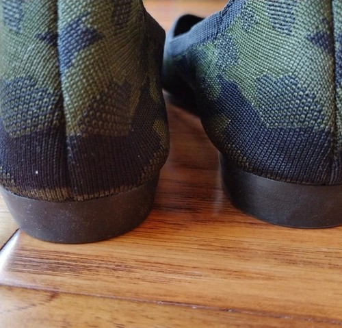 Mia Jennette Pointed Toe Ballet Flats Camo Print Black & Green Women’s Size 7.5M - Picture 9 of 12
