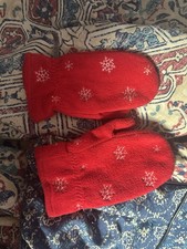 Girls Snowflake Mittens