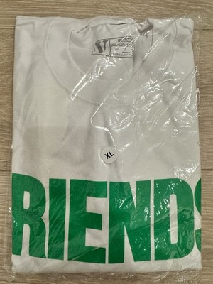 VLONE Limited White Green Logo T-Shirt XL Deadstock Sealed 100% Cotton