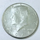 1964 Kennedy Half Dollar - 50c Coin - 90% Silver - Circulated Coin #7692