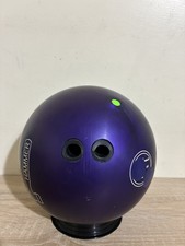 Hammer Purple Pearl Urethane 15lb Green Pin Bowling Ball FREE S/H 2nd drill