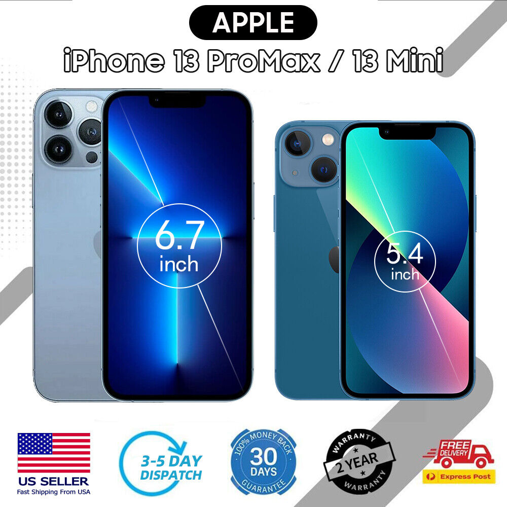 Apple iPhone 13 Pro Max - 256 GB - Sierra Blue (Unlocked Apple iPhone 13 Pro Max - 256 GB - Sierra Blue (Unlocked