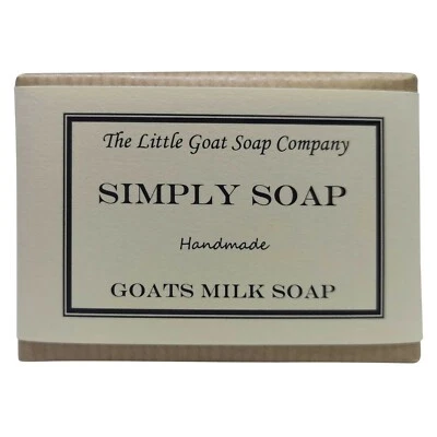 The Little Goat Soap Company. Simply (Unscented) Goats Milk Soap 100g