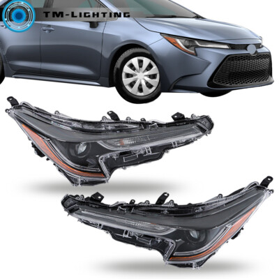 LED Headlight For 2023 2024 Toyota Corolla L LE Base Headlamp Left&Right Side