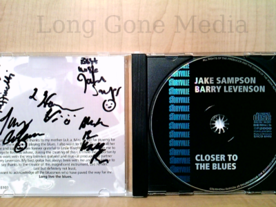 Closer To The Blues by Barry Levenson - Jake Sampson Band (CD