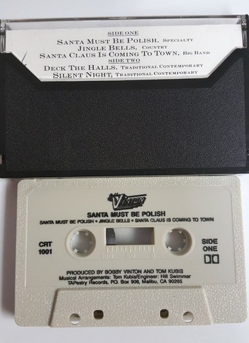 Bobby Vinton Santa Must Be Polish Cassette - Imagen 2 de 2