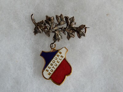 Insigne boutonnière Secours Mutuels et retraites société