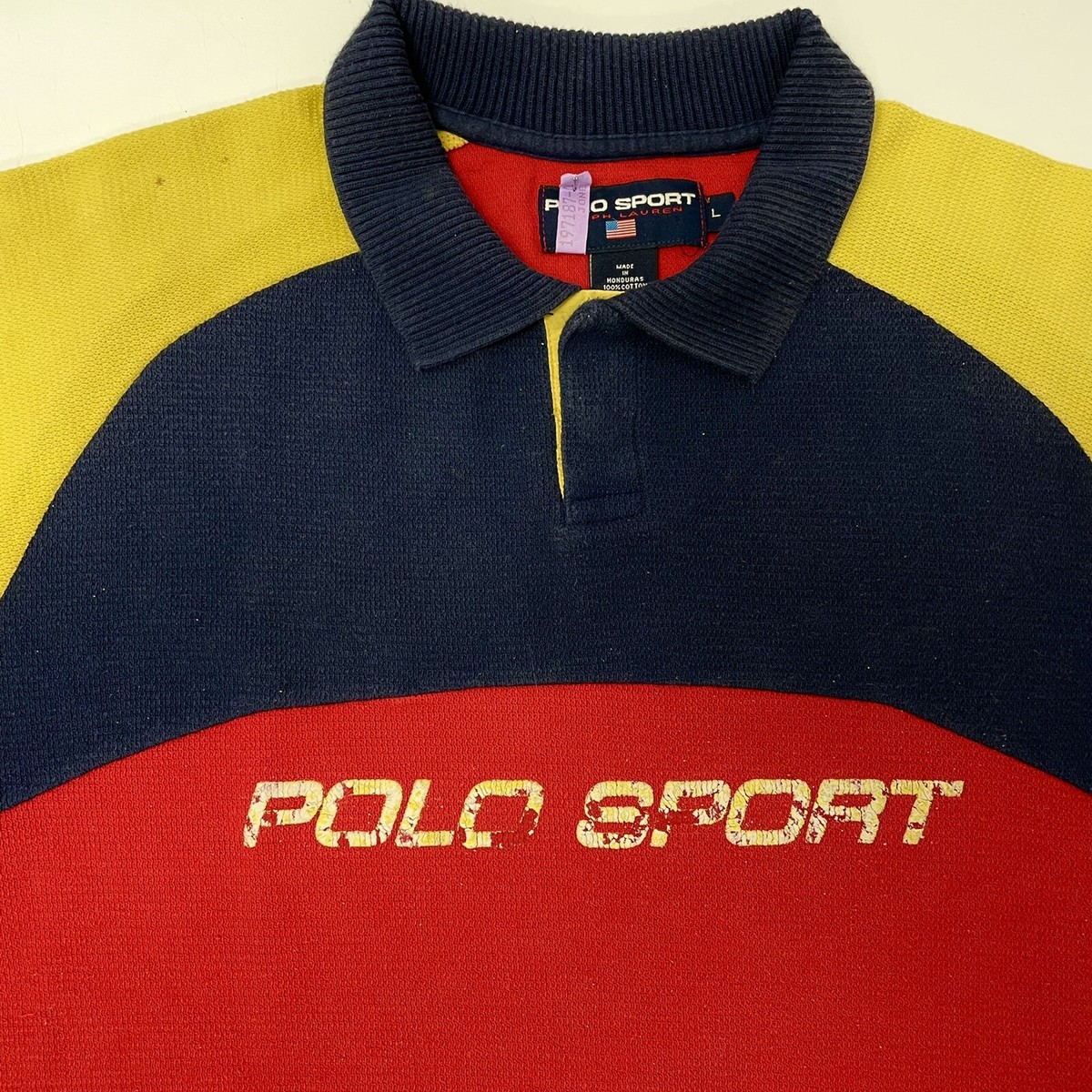 Vtg 90's Ralph Lauren POLO Sport SPELLOUT Streetwear COLOR Vtg 90's Ralph Lauren POLO Sport SPELLOUT Streetwear COLOR