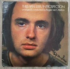Thijs Van Leer Signed Introspection Vinyl Record FOCUS Dutch LEGEND RAD