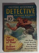 DETECTIVE FICTION WEEKLY JAN 11 1936 MAX BRAND CORNELL WOOLRICH BORDEN CHASE