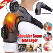Electric Heated Shoulder Massager with Vibration Massage Brace Joint Pain Relief