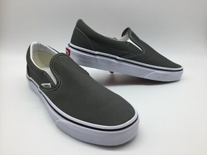 charcoal slip on vans womens