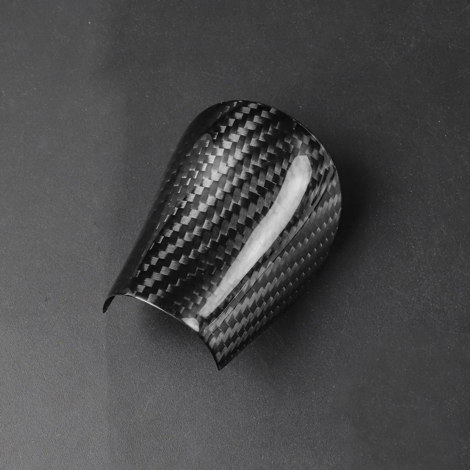 Console central de fibra de carbono seco tampa de botão de mudança de marchas para Nissan GTR R35 2008-16 - Imagem 3 de 4