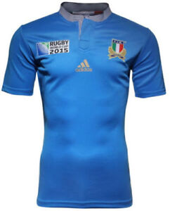 Details about Adidas Rugby World Cup 2015 F.I.R Italia Junior Kids Jersey (S92330)