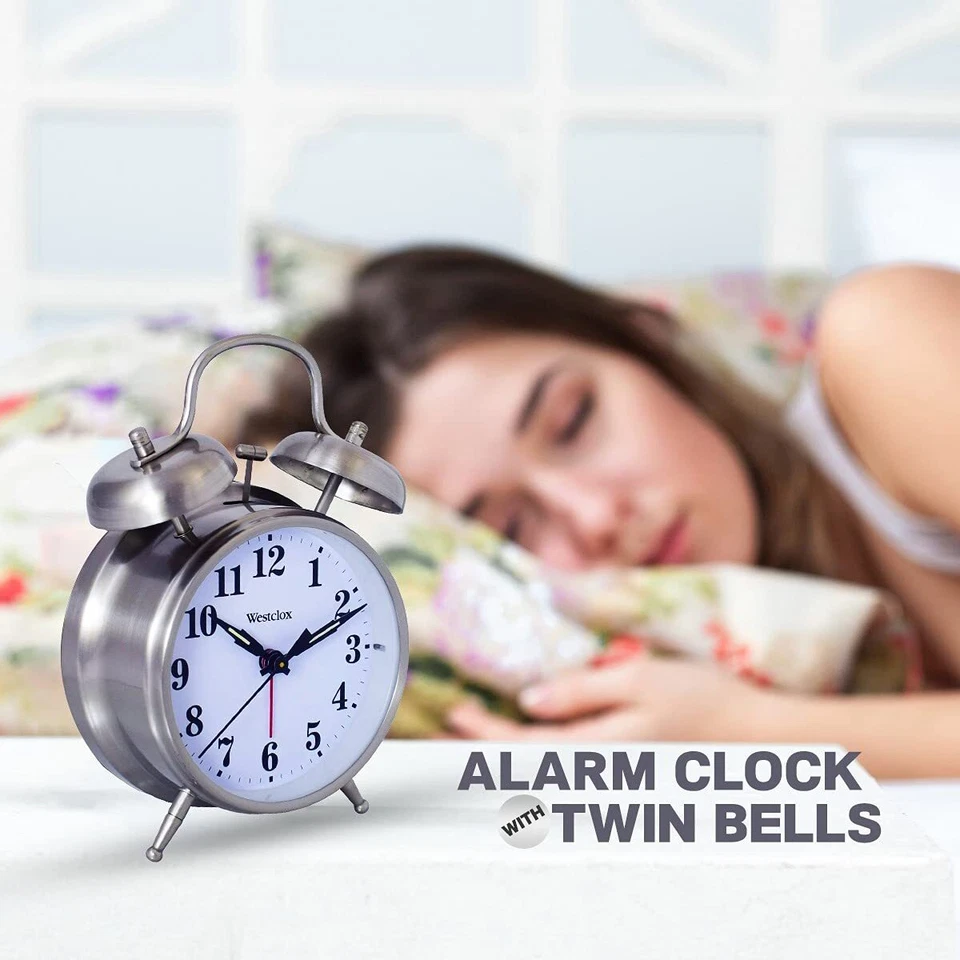 -Big Ben Twin Bell Alarm Clock | Loud Alarm Clock for Heavy Sleepers | Batter... - Image 4 of 4