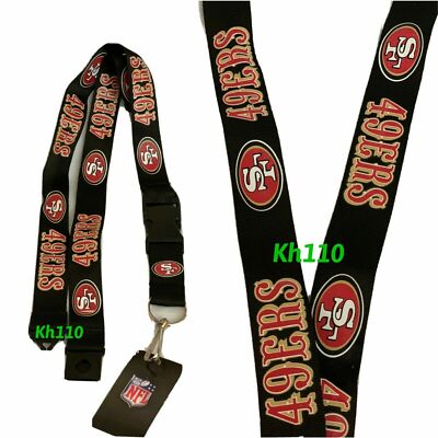 San Francisco 49ers NFL Keychain Lanyard- BK Aminco
