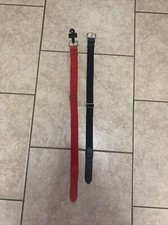 Boy’s Red And Black Baseball Belts