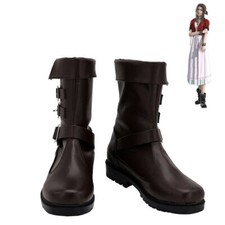 Final Fantasy VII Remake Aerith Gainsborough Shoes Cosplay Women Boots/