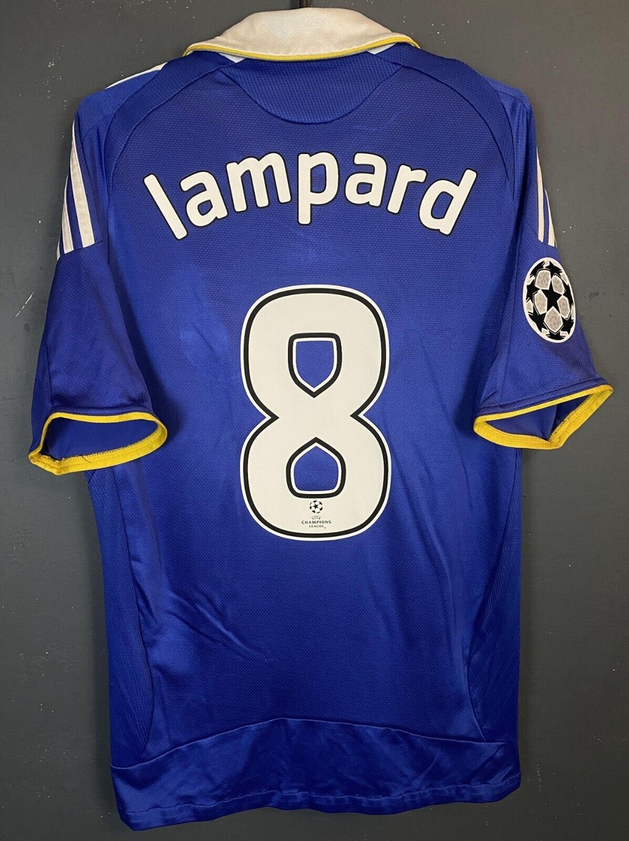 UEFA LAMPARD #8 MEN'S FC CHELSEA 2008/2009 SOCCER FOOTBALL SHIRT