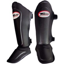 Shin Guards Twins Special SGL-10 Black Muay T...