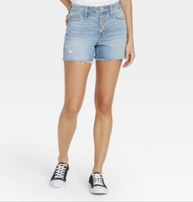 NWT Vintage Midi Jean Shorts Size 8/24