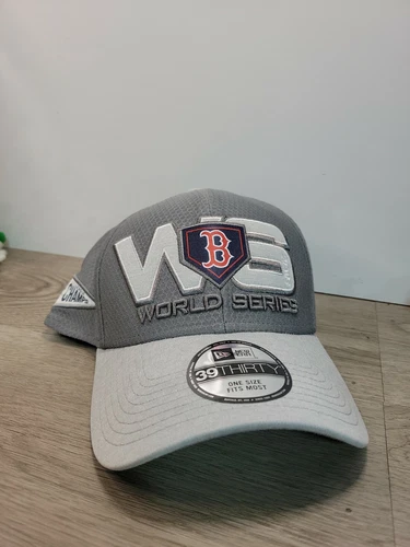 Boston Red Sox 2018 MLB World Series Champions New Era 39THIRTY Baseball Hat Cap