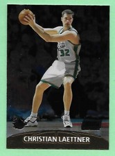 1999-00 Topps Stadium Club Chrome Basketball Christian Laettner #13 Pistons👍