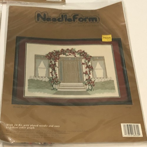 Lote de 3 nuevos kits sellados de punta de cruz contada NeedleForm de colección. ¡Envío gratuito! - Imagen 4 de 10