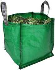 Image of 1x Garden Waste Sack 90 litre Bag Storage Grass Leaves Heavy Duty handles Large