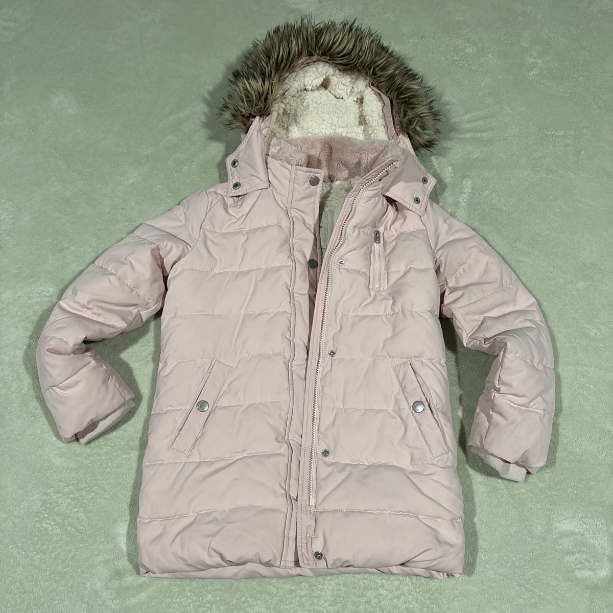 Abercrombie Kids Play Puffer Jacket/Coat Size 9/10 Pink | eBay