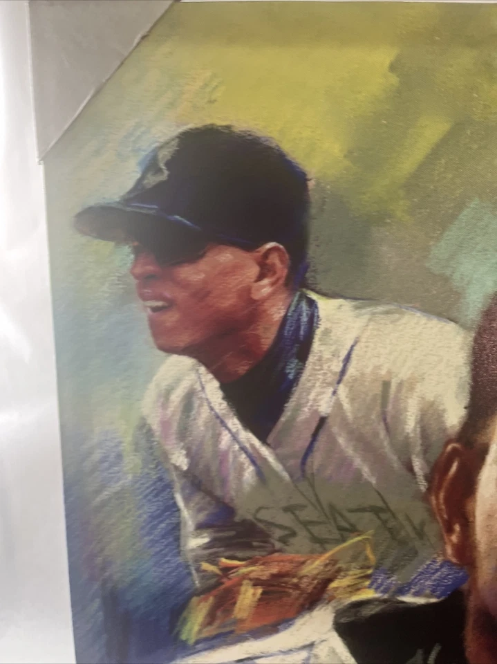 ALEX RODRIGUEZ New York Yankees HAIYAN Canvas Print ARTWORK 24x36 - SEE DESC - Image 4 of 4