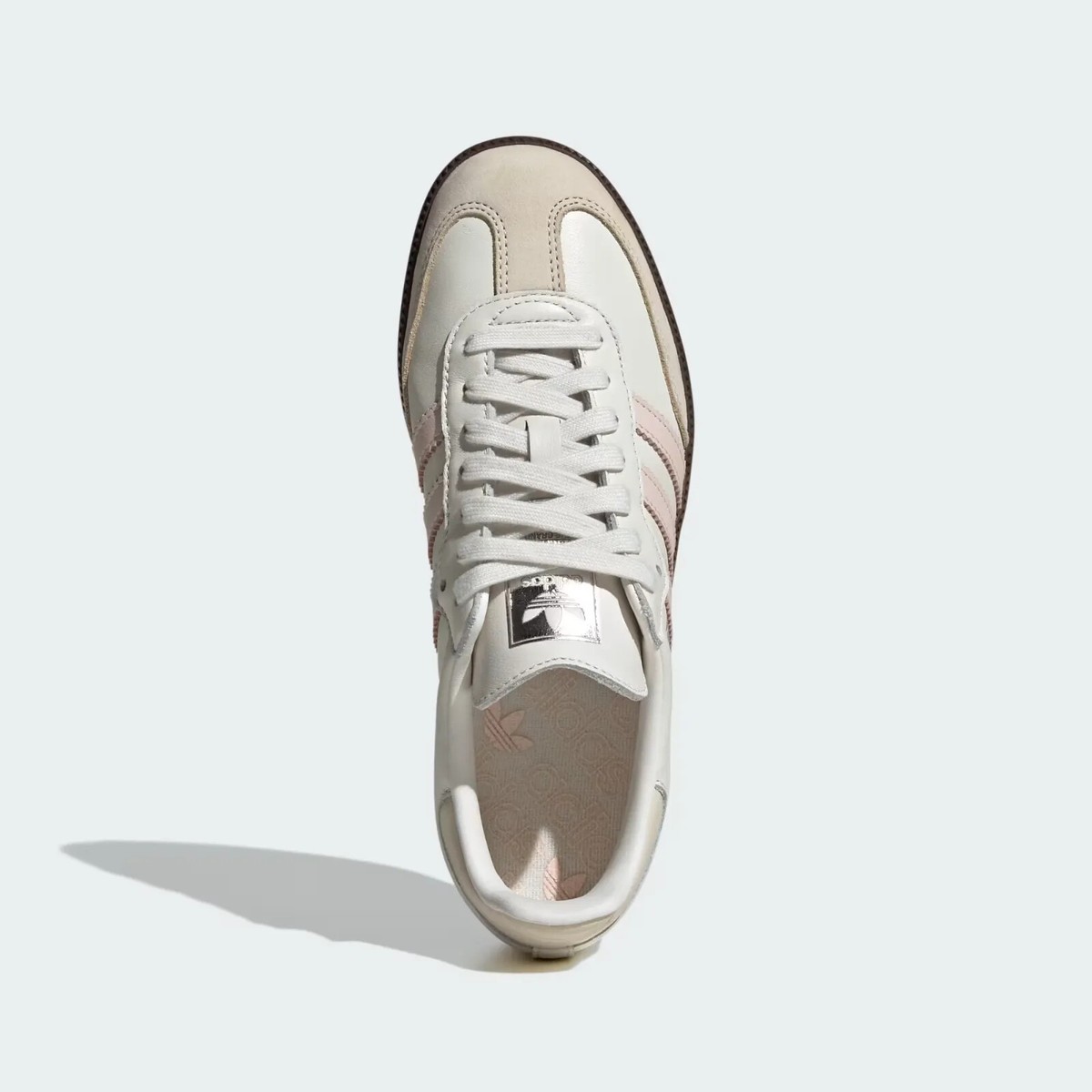 New Adidas Women's Samba OG Shoes - White / Wonder Quartz New Adidas Women's Samba OG Shoes - White / Wonder Quartz