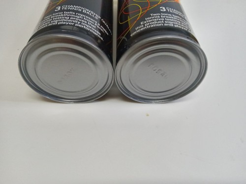 Vintage PENN TWO-TONE Yellow/Orange Hard Court Tennis Balls XY02T - SEALED - Picture 6 of 7