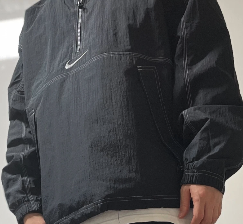 Supreme x Nike Ripstop Pullover Black - 24SS FQ0340-010 | eBay