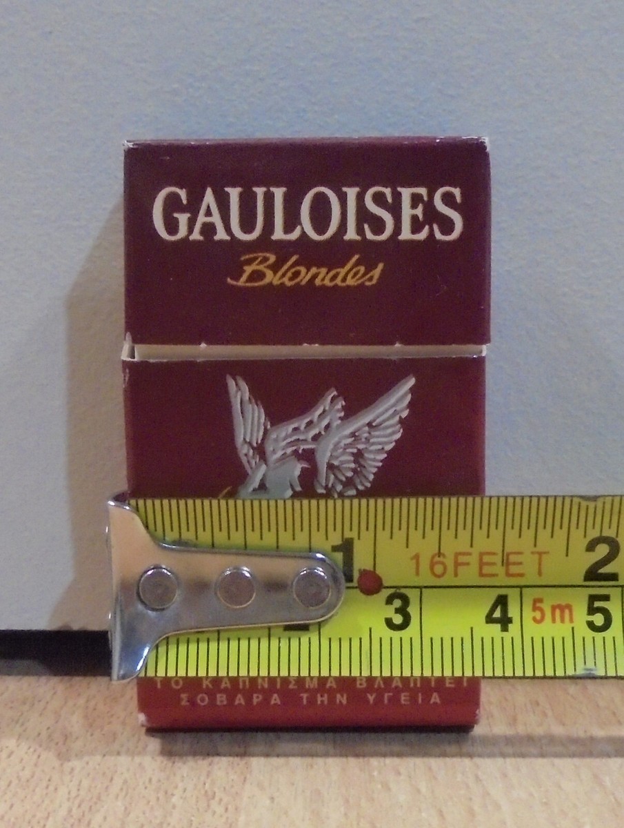 GAULOISES RED CIGARETTES ADVERTISIGN MATCHBOX
